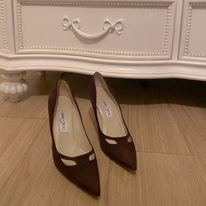 Jimmy Choo Suede Brown heels